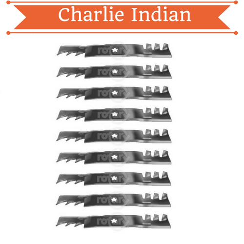 9 Pack 48" Gator Copperhead Blades Fits Craftsman Husqvarna 173921