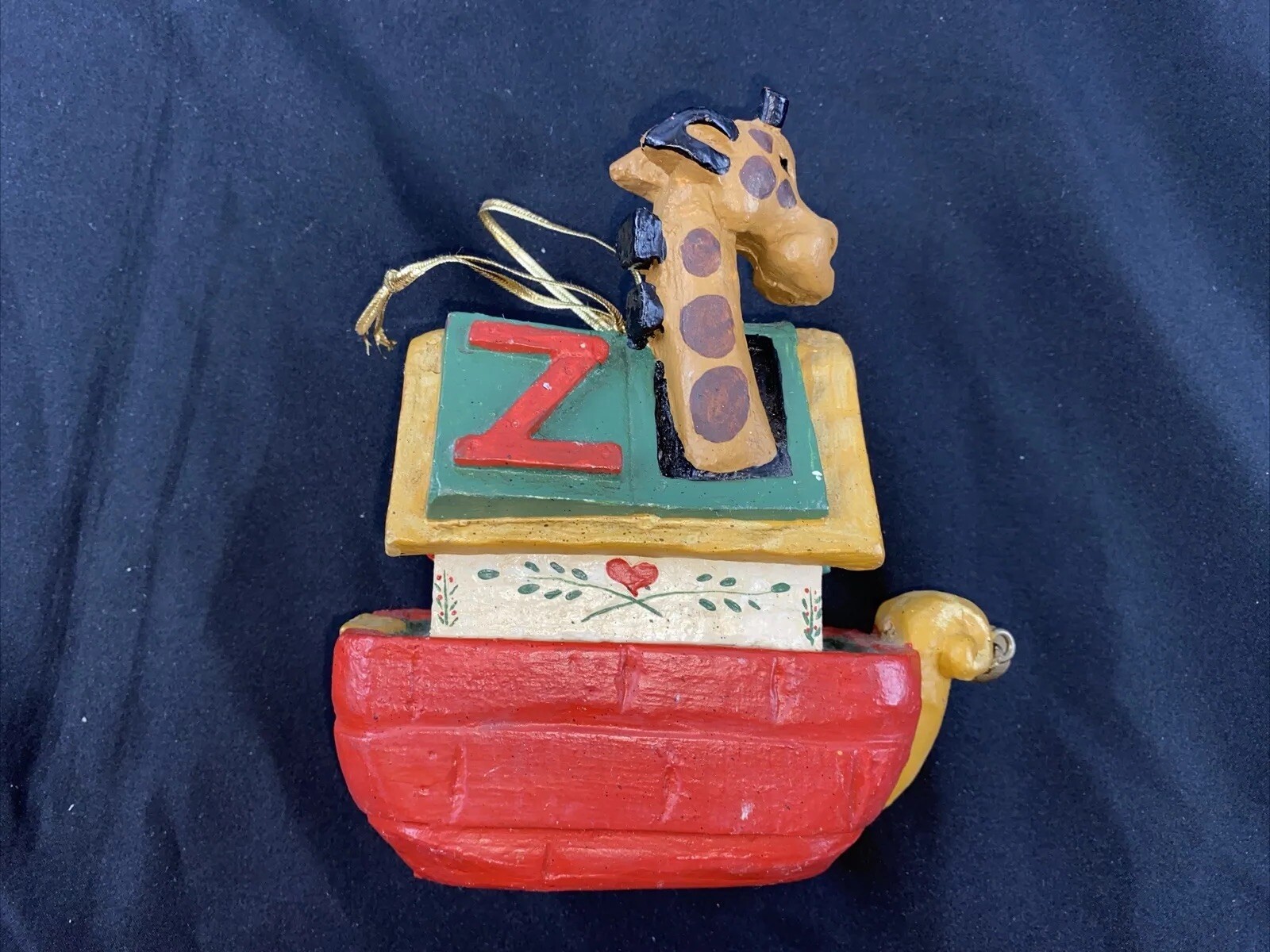 Vintage 1994 House of Hatten Noah’s Ark Christmas Ornament #TB31-image