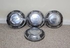 Four Chevrolet Dog Dish/Bowtie Hubcaps 1968 - 1973 OEM 10.5 Inch Diameter