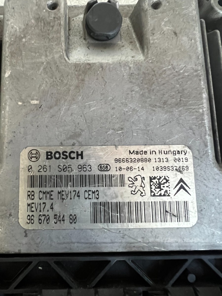 0261S05963 / 9667054480 CITROEN Engine Control Unit Reset