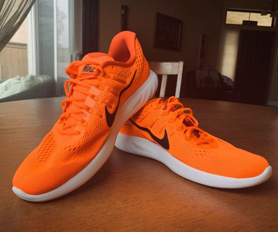 neon orange nikes