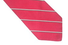 BROOKS BROTHERS MAKERS MENS SILK TIE Maroon with stripes