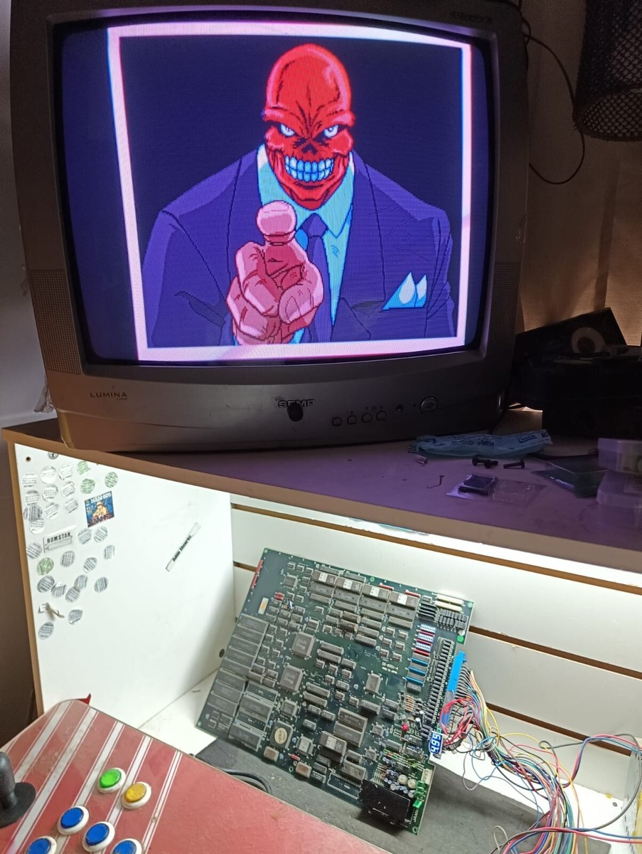 Virtuaキャプテンアメリカ アンド ジ・アベンジャーズ　アーケード基板 Captain America and the Avengers Data East JAMMA Arcade PCB