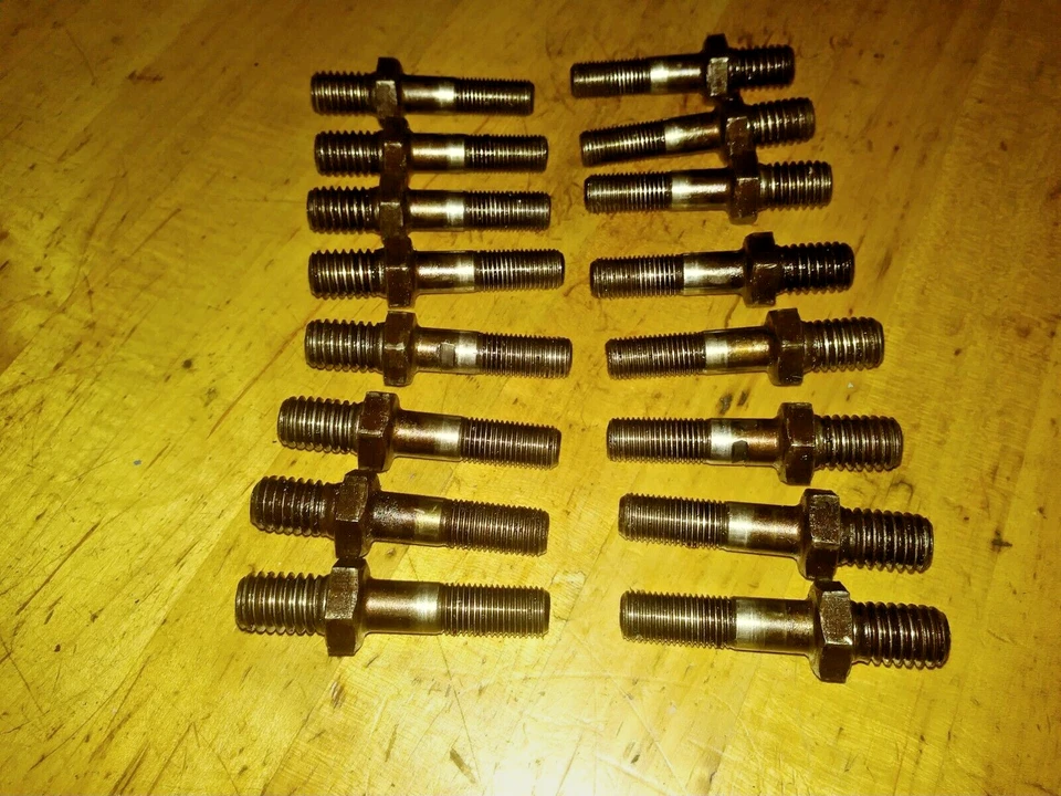 1990 Corvette 3973416 ROCKER ARM STUDS 3/8" fits Sbc 327 350 383 400 TPI Camaro - Image 2 of 3