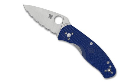 New Spyderco Persistence Linerlock Blue Folding Poket Knife C136SBL