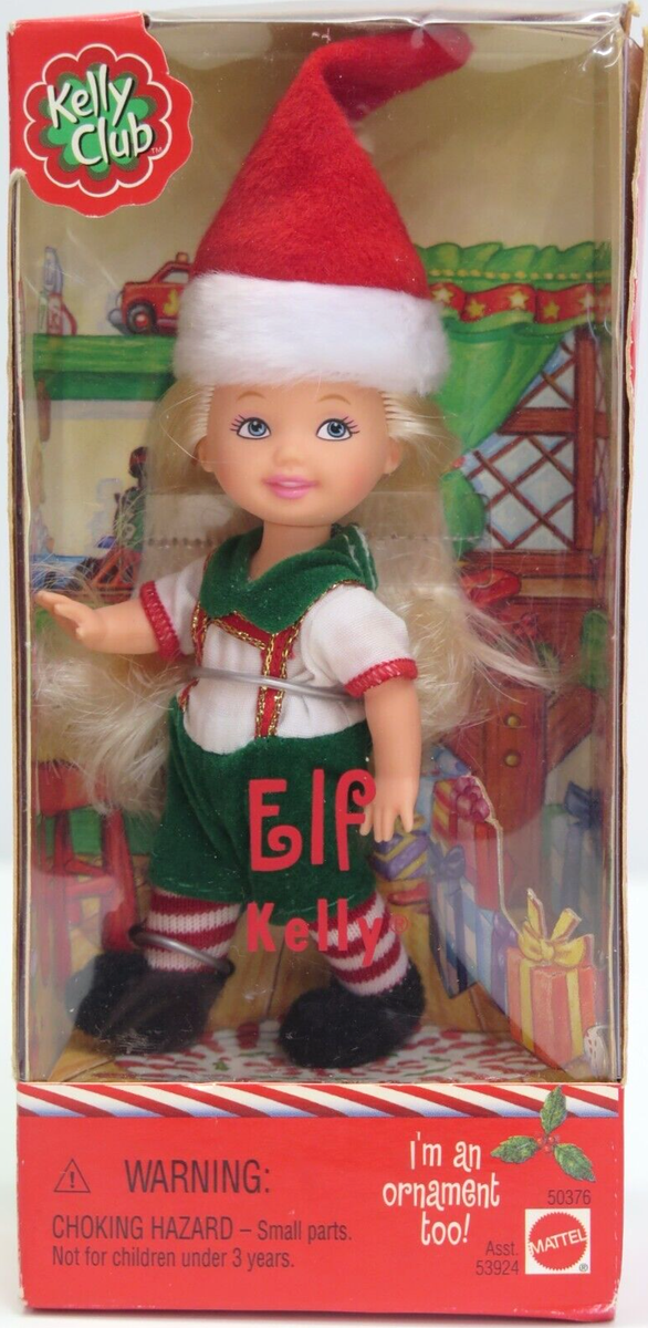 Lot 3 Barbie Kelly Club Tommy Snowman Lorena Angel Elf Christmas