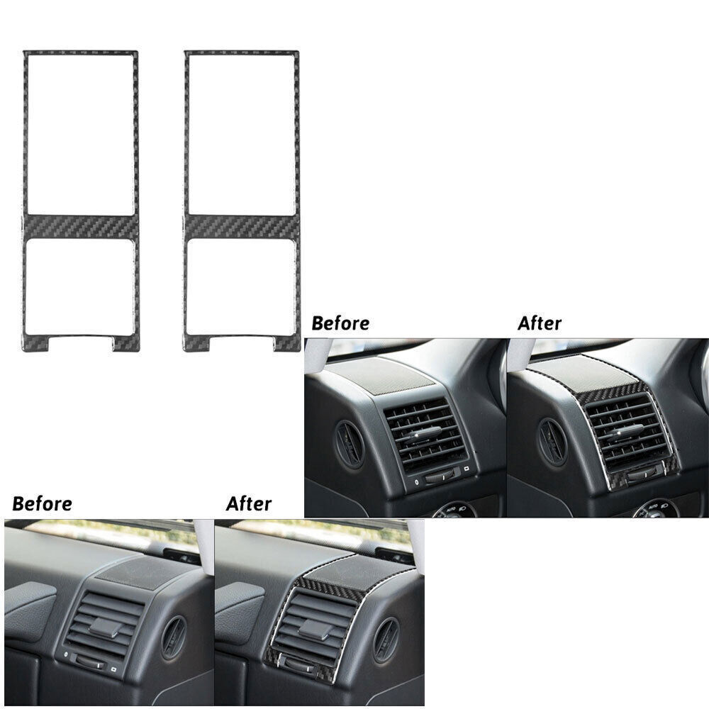 2x Carbon Fiber Side Air Vent Outlet Cover Trim For Benz G Class G350 G500 13-18