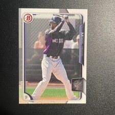 RAIMEL TAPIA 2015 bowman Prospects RC ROOKIE Baseball Card #BP68 Rockies MLB. rookie card picture