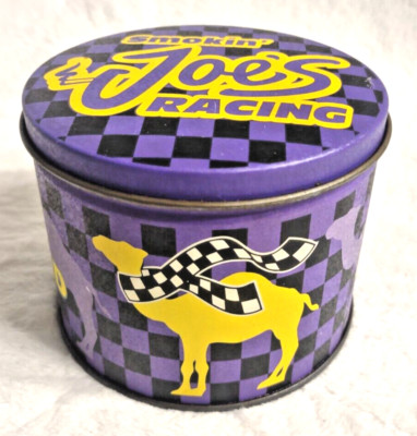 VTG 1994 Camel Smoking Joe's Racing Powered Tin w/ A Pull Out Take Along Ashtray