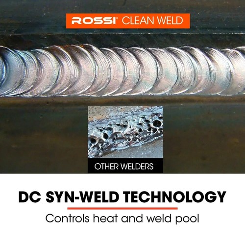 ROSSI 140A MIG/MAG/MMA/ARC/TIG Multi-Purpose Welder MIG-140, Flux/Solid Wire/CO2 - Picture 10 of 13