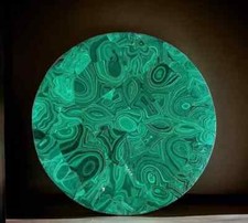Tavolino centrale in malachite verde - tavolino da caffè in marmo con intarsio arte per arredamento