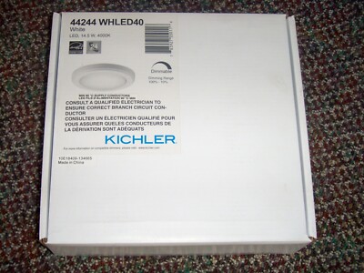 Kichler Lighting 44244WHLED40 - Zeo 7'' White LED Flush Mount Light - 4000K