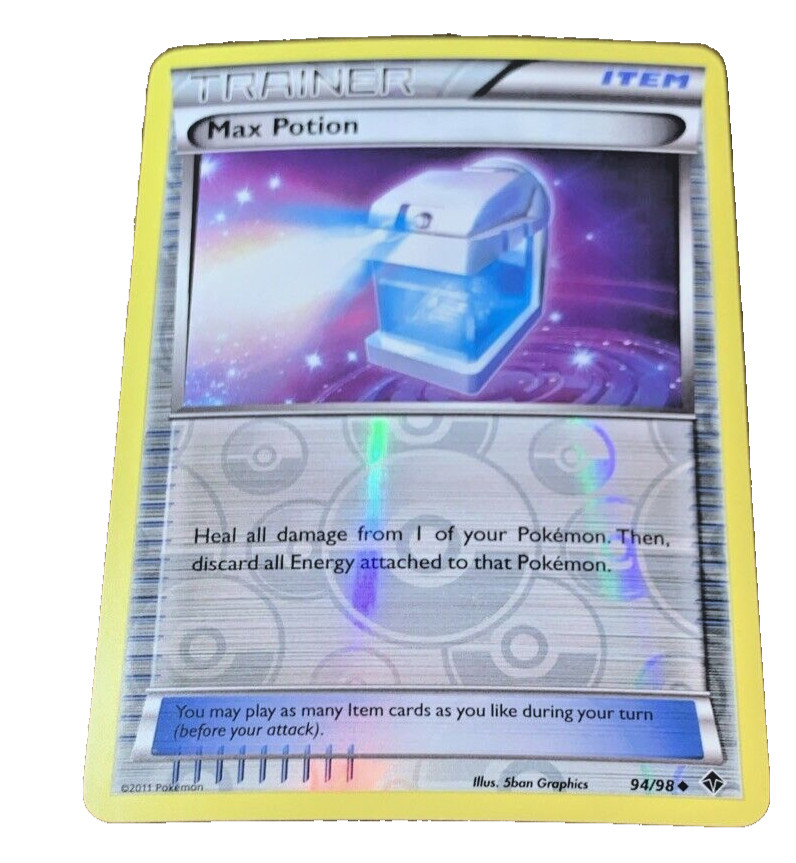 Max Potion - 94/98 Emerging Powers Uncommon  NM Pokemon TCG Reverse Holo