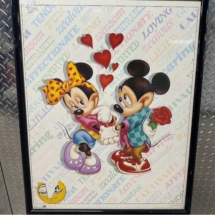 【額装セット】【DEATH NYC】Micky ＆ Minnie’s Love 額装セット】【DEATH NYC】Micky ＆ Minnie's Love 額装セット