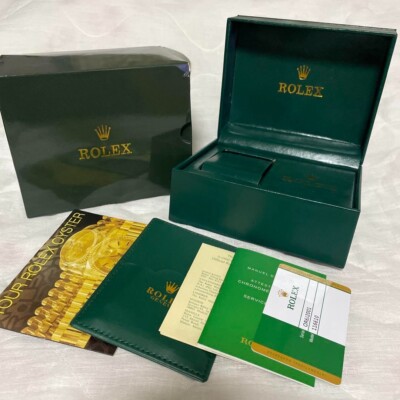 Rolex Watch Empty Box Case Green