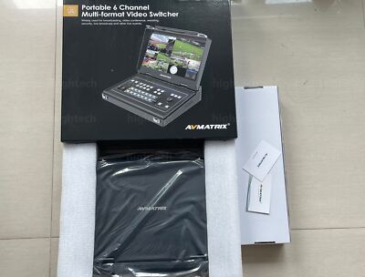 AVMATRIX PVS0613U 13.3  IPS FHD 6CH 4xSDI 2HDMI Multi-Format Flux Commutateur