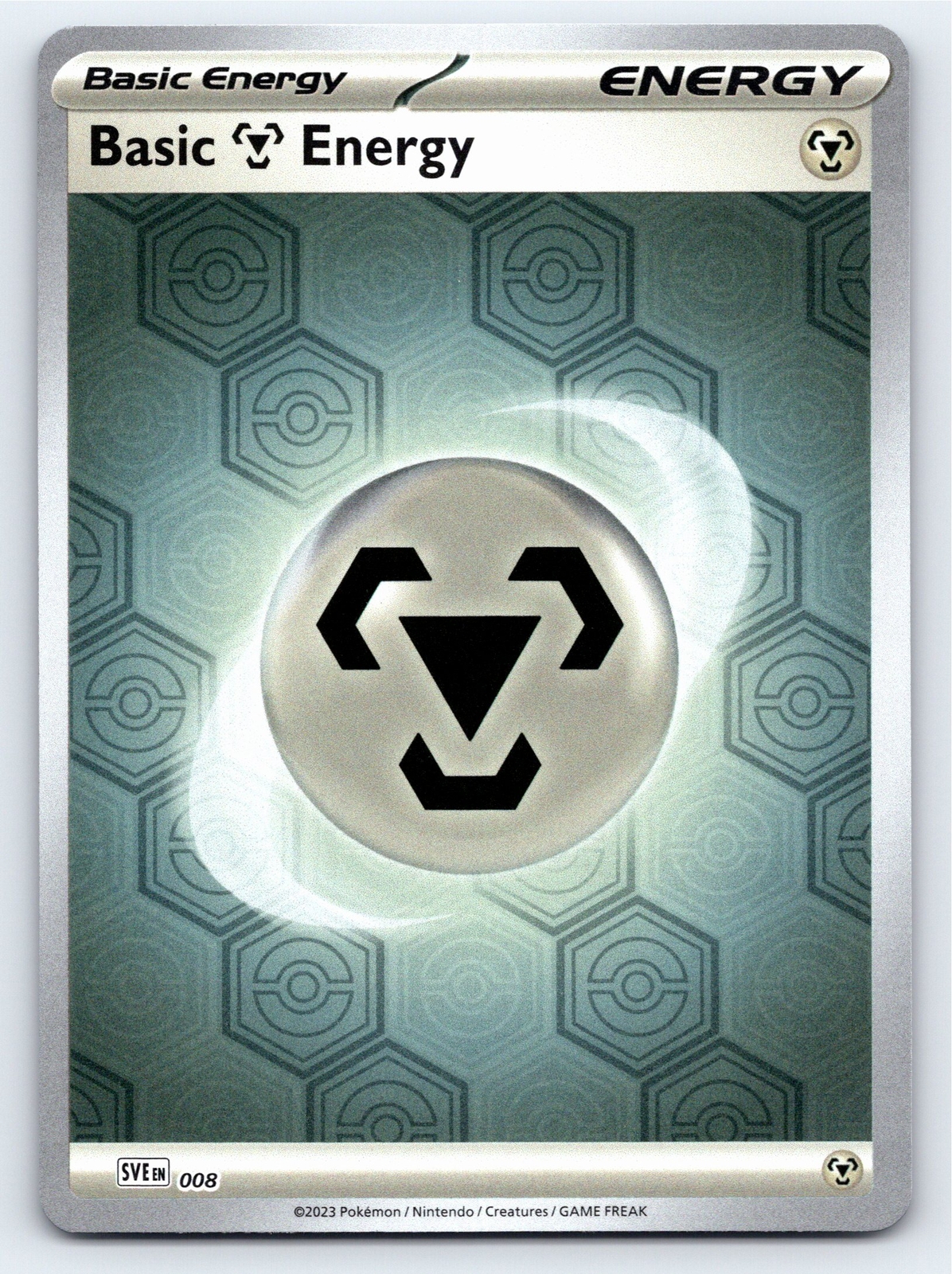 Basic Metal Energy 008 Reverse Holo Shrouded Fable Pokemon Card - NM Near Mint