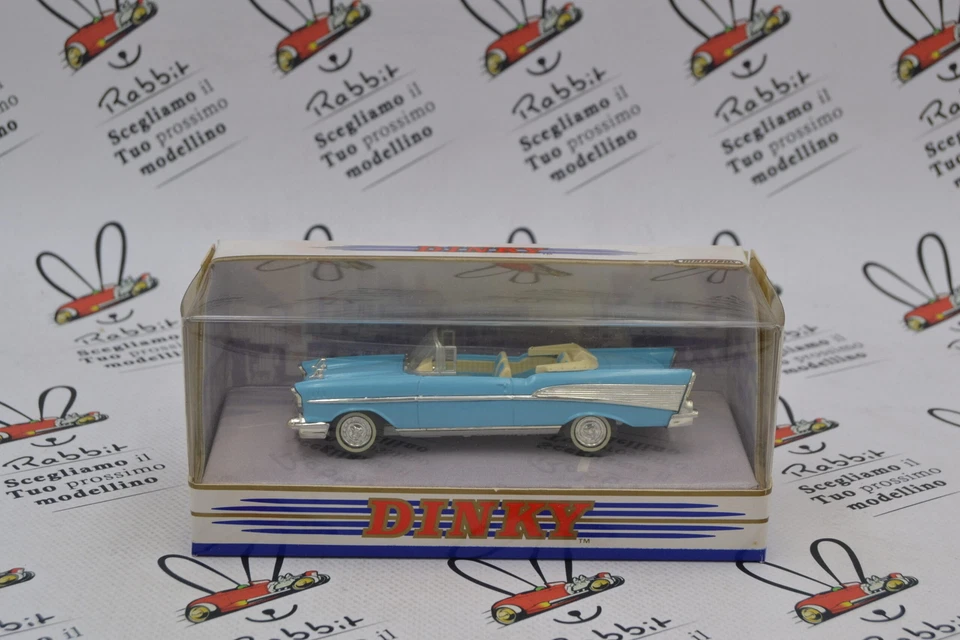 DIE CAST " 1957 CHEVROLET CONVERTIBLE "  DY27 DINKY TOYS (MATCHBOX) 1/43 - Immagine 2 di 3