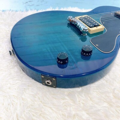 Epiphone Les Paul Junior Electric Guitar Blue Burst rare Epiphone Les Paul Junior Electric Guitar Blue Burst rare