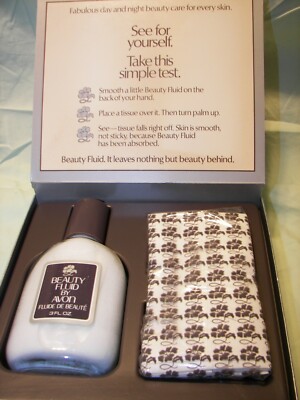 New Avon 1980 Beauty Fluid Presidents Club Preview Kit FULL 3 fl. oz.l L@@K!!!!