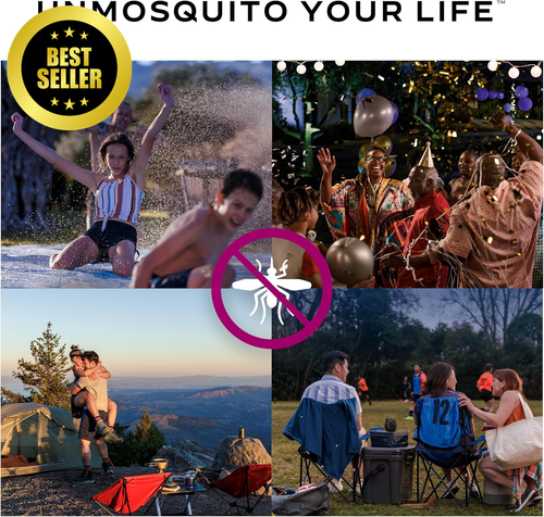 Backpacker Mosquito Repeller, 21m² Zone, DEET-Free, Includes 4 Mats & Travel Bag - Picture 6 of 12