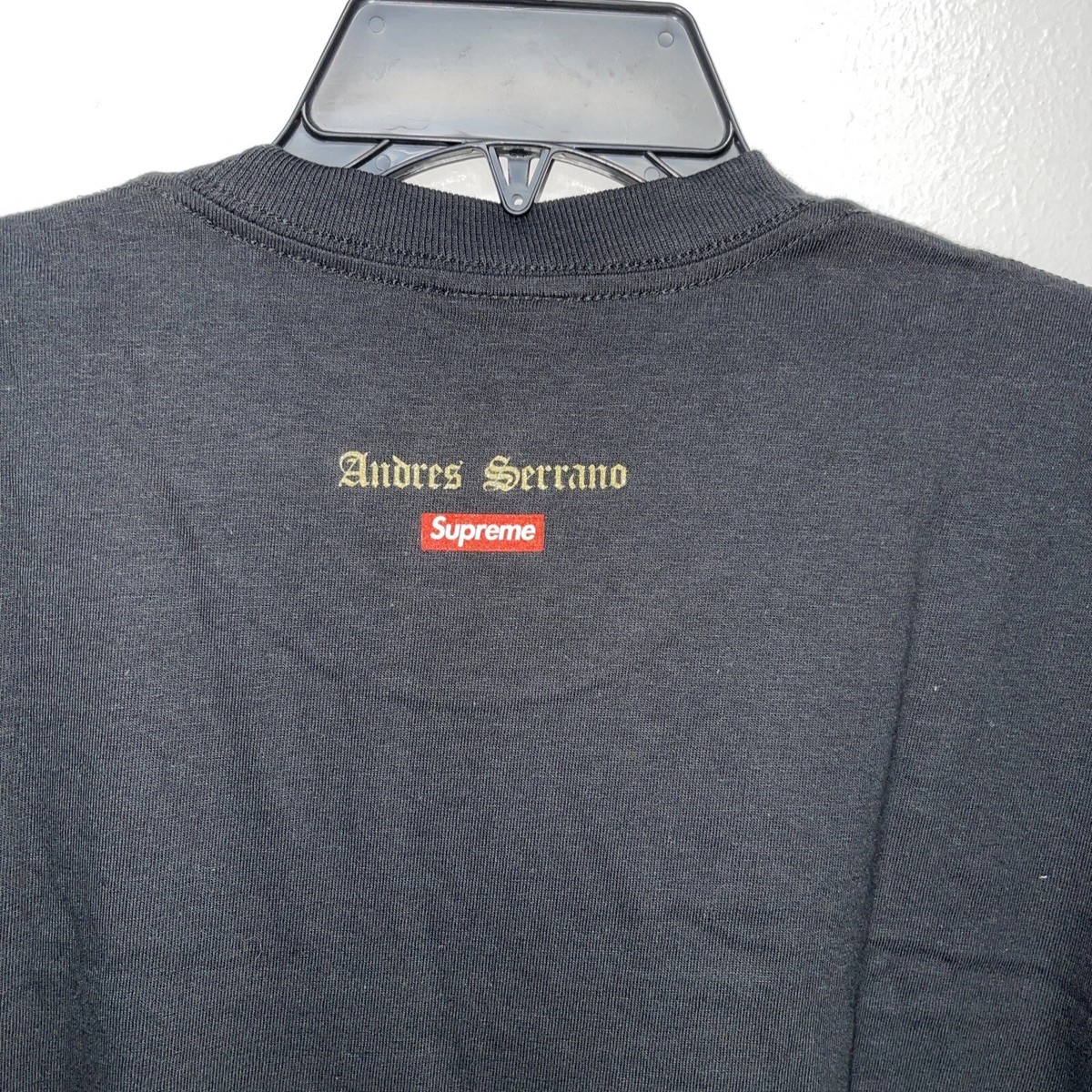 Supreme FW17 Andres Serrano Madonna Child Tee 黒 Supreme Andres Serrano Madonna And Child Tee Black Size L T