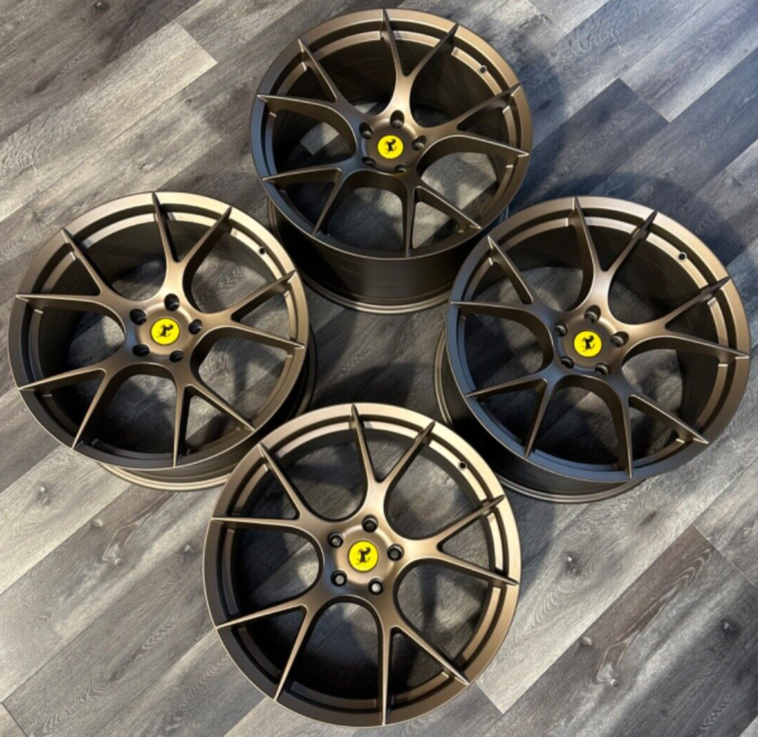 20" CUSTOM SPUN FORGED WHEELS RIMS 20X8.5/10.5 FOR FERRARI 458 COUPE & SPIDER