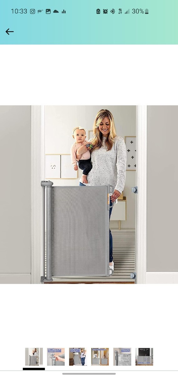 Momcozy Retractable Baby Gate, 33