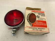 Oldtimer Nebelschlussleuchte  125mm Rund Chrom Metall PBT (Mercedes) NEU NOS