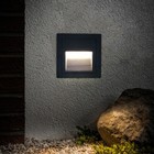 Outdoor 3W LED Wall Light Fixture Waterproof Step Stair Lamp Mounting Box Road
