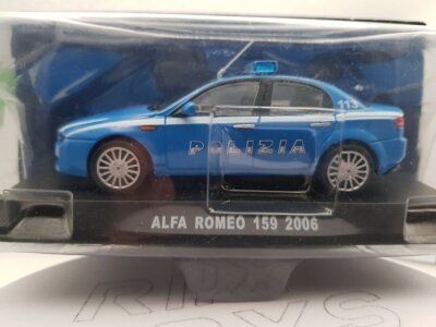Alfa Romeo 159 Limousine Polizei 2006 1/43 Kiosk mit Box