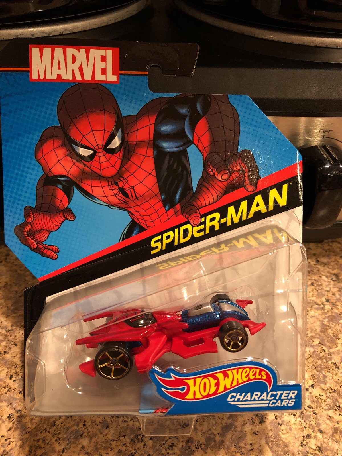hot wheels spiderman car