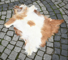 Angora Goat Leather Angora Goatskin Fur Rug Pelt Hide 100% Natural Goat Skin Rug