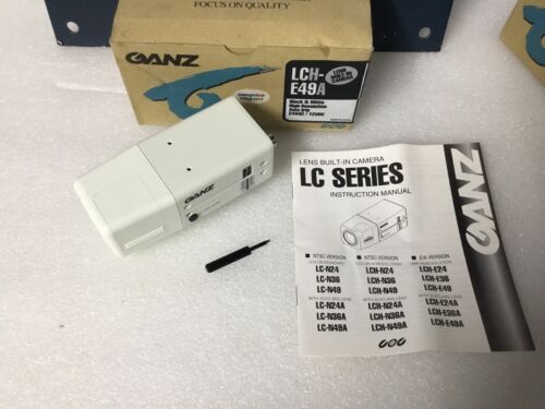 Ganz LCH-E49A Black & White Security Camera With Varifocal Lens Built-In NEW! - Picture 3 of 12
