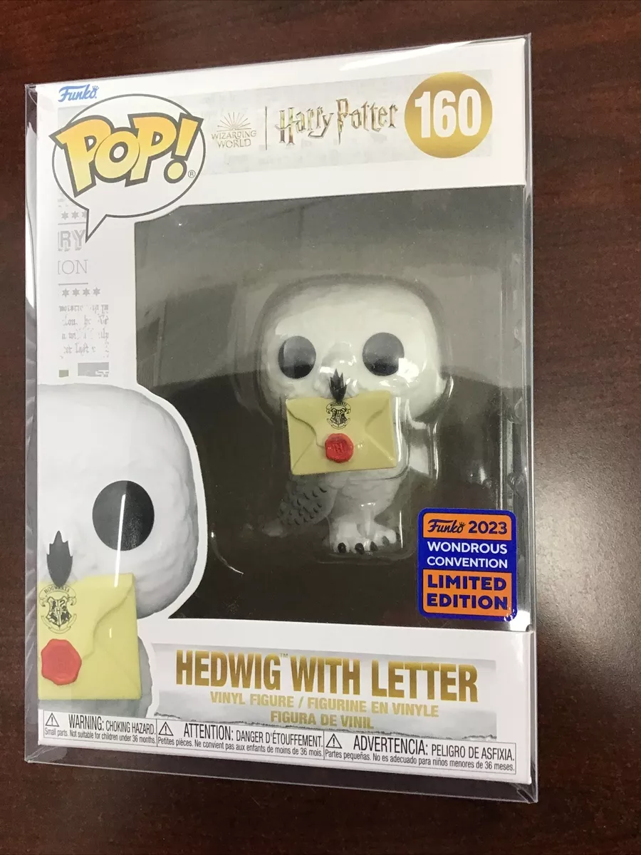 Funko Pop Harry Potter Hedwig With Letter 2023 Wonder Con Exclusive In Hand