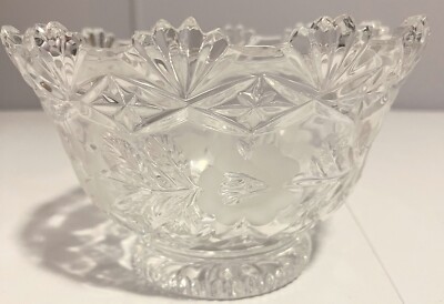 Mikasa Rose Garden Collection 9  Glass Bowl