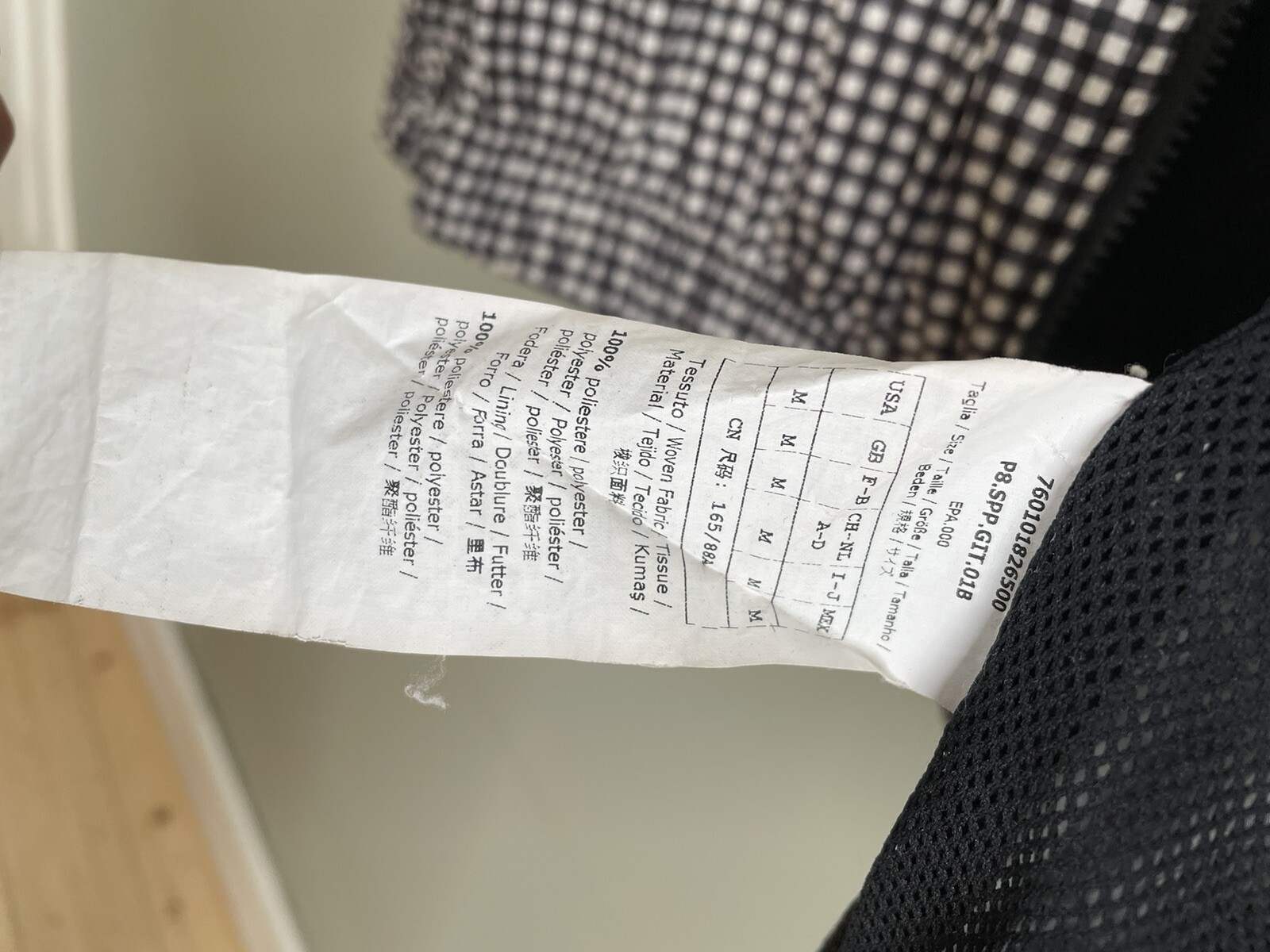 Sportmax code gingham jacket M medium rain coat s… - image 4