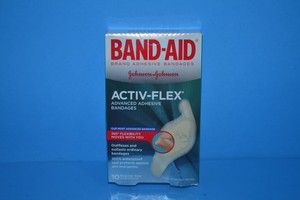 Johnson&Johnson band-aid adhesive bandages activ-flex regular 10-count (pack of 6) (381370044147)