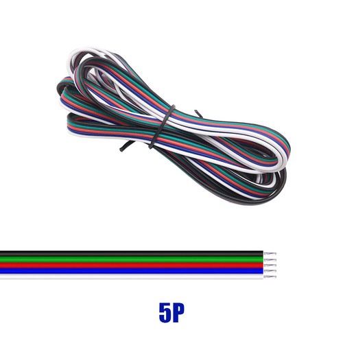 Cable conector de PVC tira de LED 22/20/18 AWG 2/3/4/5/6 pines alambre de cobre latado 1/5 m - Imagen 13 de 14