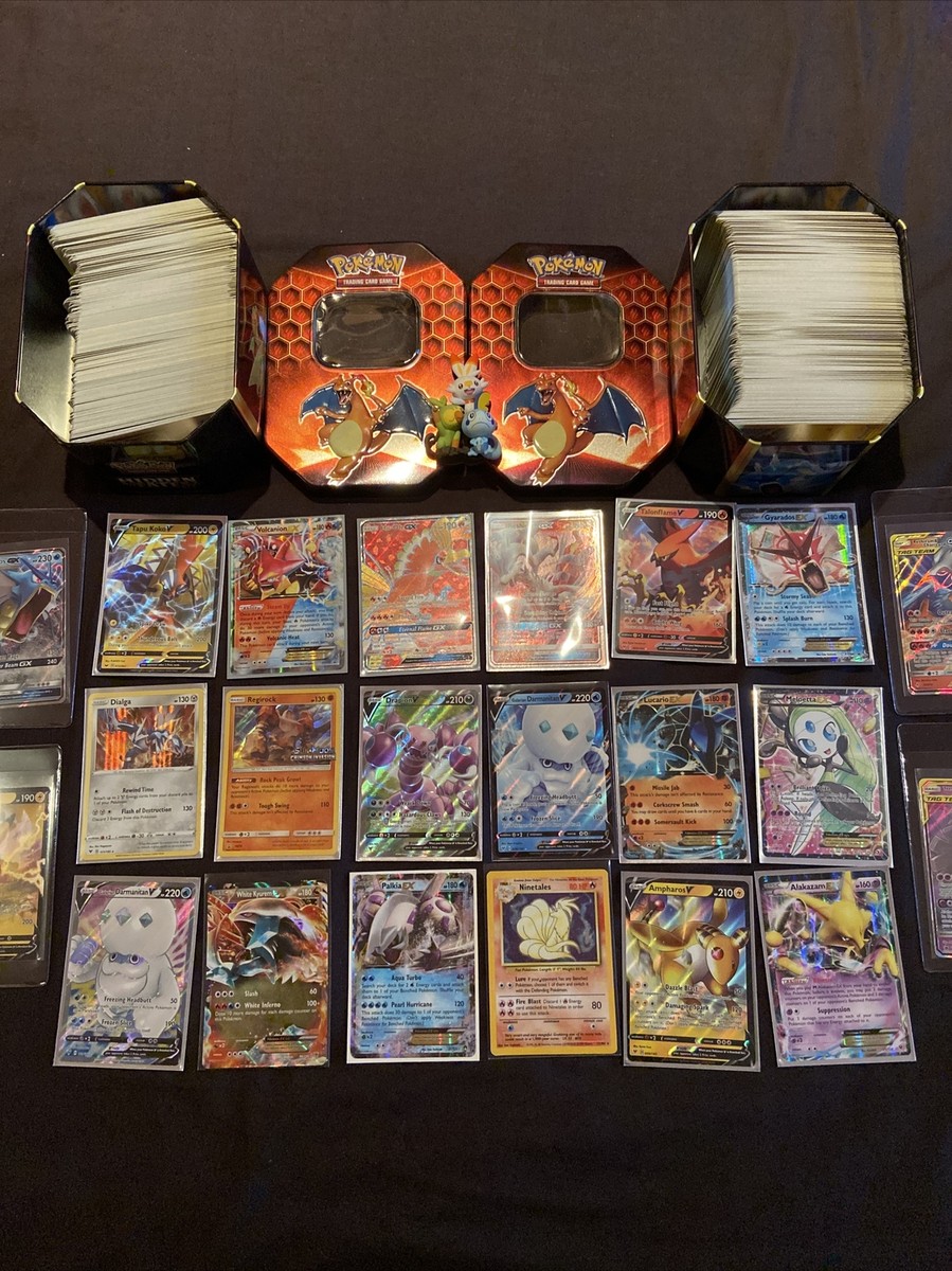 Pokemon 60 Cards Bundle + GX V VMAX EX Ultra Rare Guaranteed