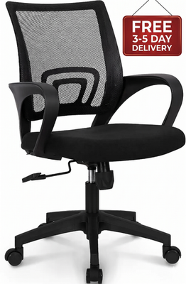 #ad Office Chair Ergonomic Adjustable Home Task Desk Mesh Swivel with Lumbar Support $59.99