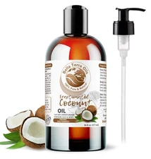 Organic Fractionated Coconut Oil - 16oz | Premium Grade, Non-Greasy Oil for Skin