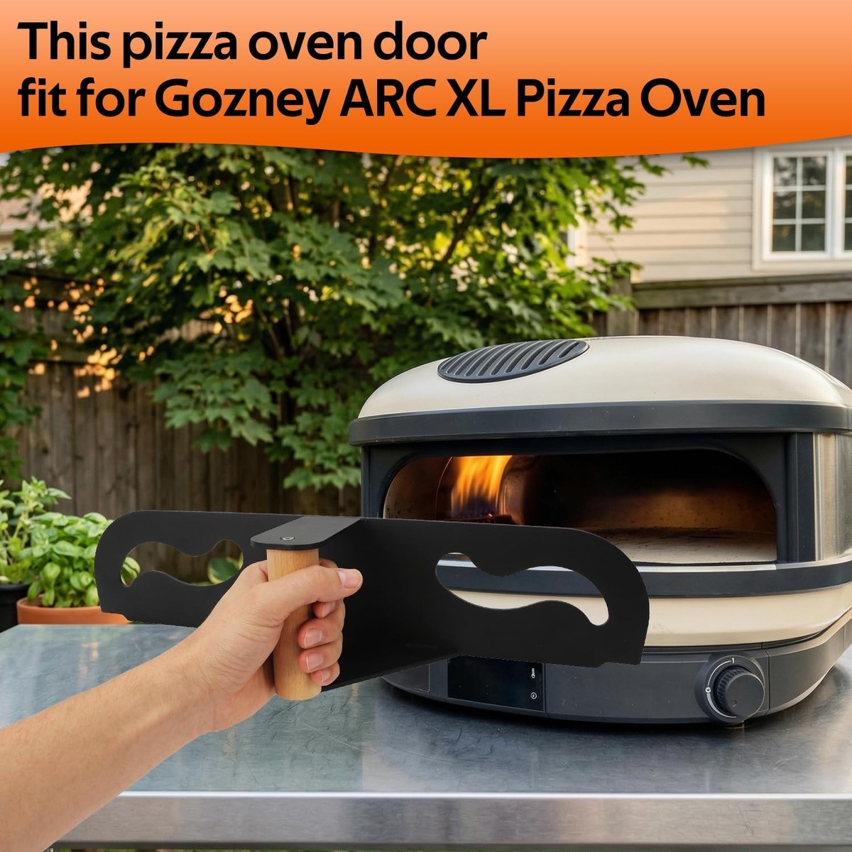 Door for Gozney Arc XL – Pizza Oven Baffle Door - Iron Heavy Duty