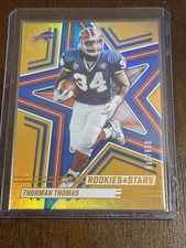 2025 Panini Rookies & Stars Football Gold Foil Thurman Thomas #059/249