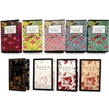 Gucci Flora Gorgeous & Bloom Perfume Collection Sample Spray Vials 9pc Set 
