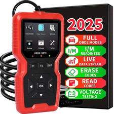 Professional Advanced Obdii/Eobd Car Diagnostic Scanner Tool, Battery Tester