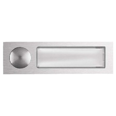 Elcom Ruftaster hinterleuchtbar EB alu AV3 EB alu