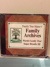 Family Tree Maker's Family Archives World Family Tree Super Bundle III