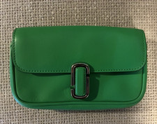 Marc Jacobs Green Small Shoulder Bag Silver C...