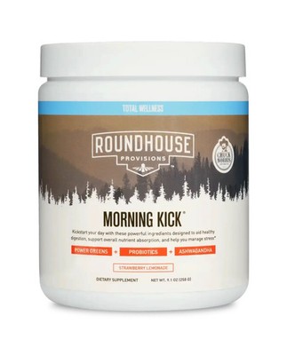 Morning Wellness Drink Mix Strawberry Lemonade Super Greens Probiotic Blend